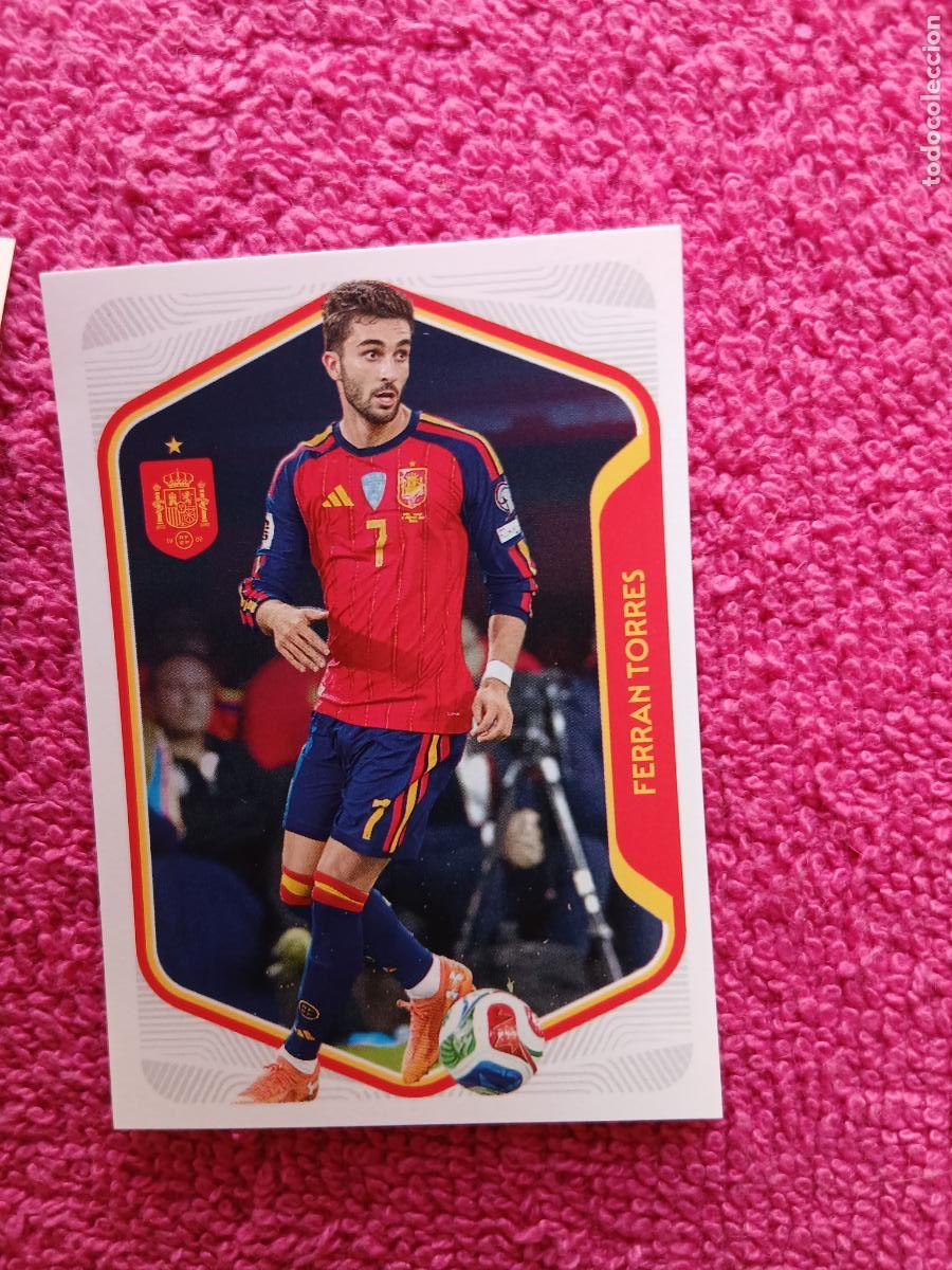 Cromos de f&uacute;tbol: espa&ntilde;a 2026 54 ferran torres selecci&oacute;n espa&ntilde;ola panini carrefour family mundial de futbol