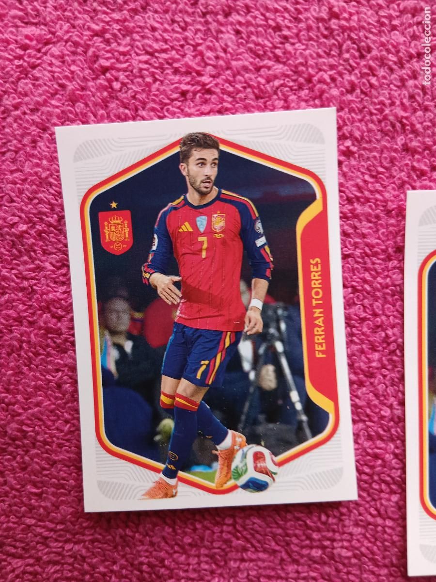 Cromos de f&uacute;tbol: espa&ntilde;a 2026 54 ferran torres selecci&oacute;n espa&ntilde;ola panini carrefour family mundial de futbol