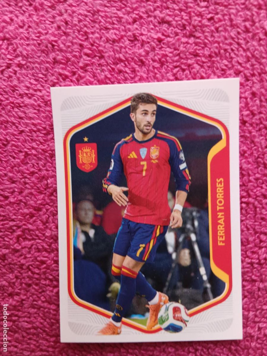 Cromos de f&uacute;tbol: espa&ntilde;a 2026 54 ferran torres selecci&oacute;n espa&ntilde;ola panini carrefour family mundial de futbol