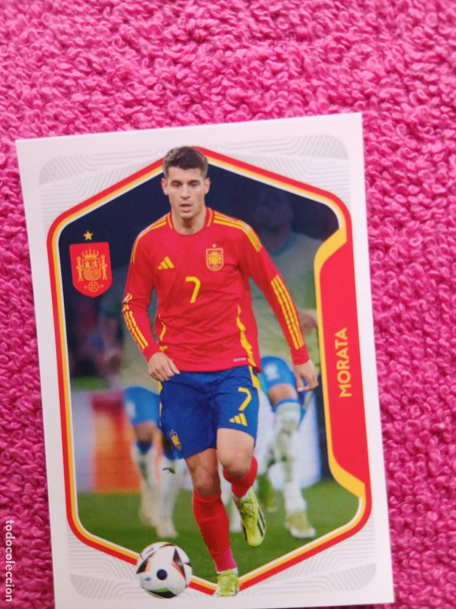 Cromos de f&uacute;tbol: espa&ntilde;a 2026 55 morata selecci&oacute;n espa&ntilde;ola panini carrefour family mundial de futbol