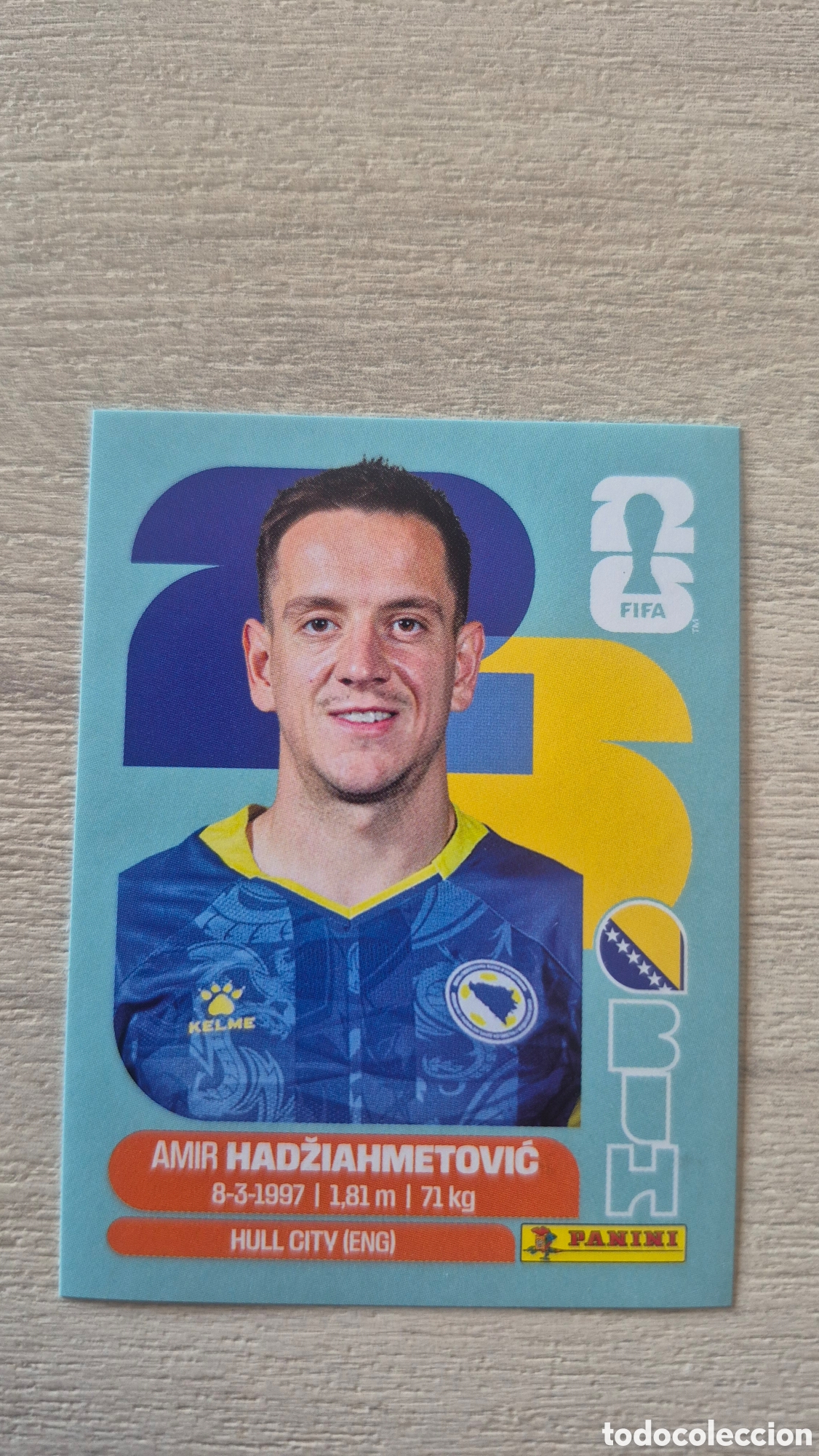 Cromos de f&uacute;tbol: BIH8 Hadžiahmetović FIFA World Cup 2026