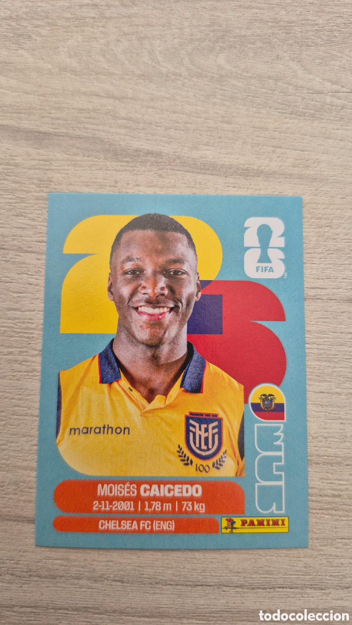 Cromos de f&uacute;tbol: ECU9 Caicedo FIFA World Cup 2026