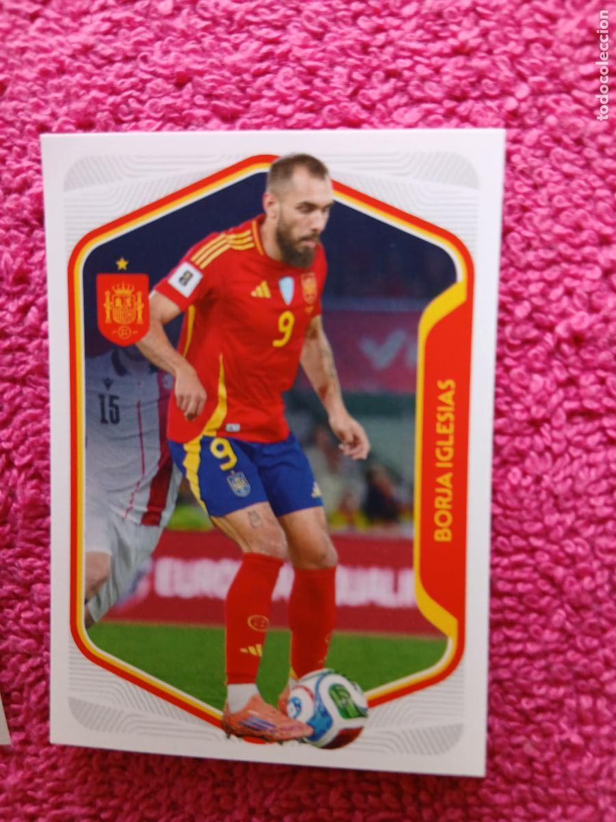 Cromos de f&uacute;tbol: espa&ntilde;a 2026 56 borja iglesias selecci&oacute;n espa&ntilde;ola panini carrefour family mundial de futbol