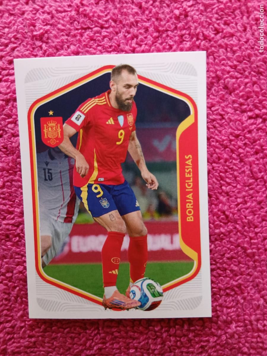 Cromos de f&uacute;tbol: espa&ntilde;a 2026 56 borja iglesias selecci&oacute;n espa&ntilde;ola panini carrefour family mundial de futbol