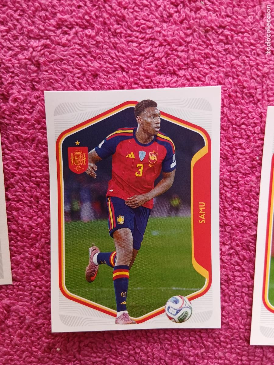 Cromos de f&uacute;tbol: espa&ntilde;a 2026 57 samu selecci&oacute;n espa&ntilde;ola panini carrefour family mundial de futbol