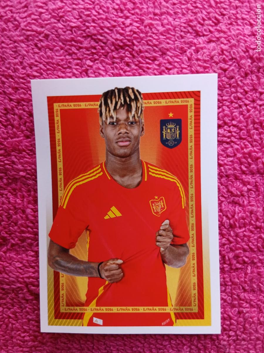 Fu&szlig;ball-Sticker: espa&ntilde;a 2026 59 nico williams selecci&oacute;n espa&ntilde;ola panini carrefour family mundial de futbol