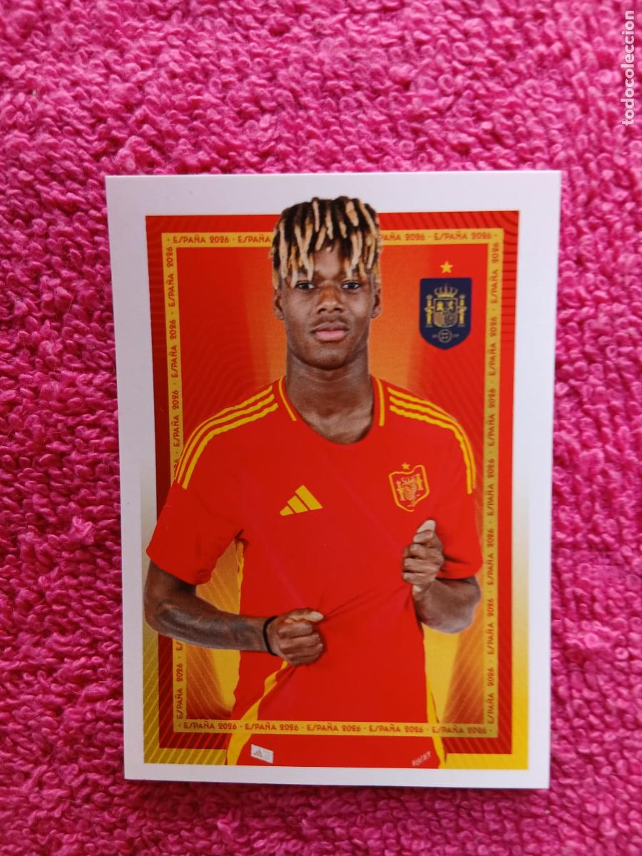 Fu&szlig;ball-Sticker: espa&ntilde;a 2026 59 nico williams selecci&oacute;n espa&ntilde;ola panini carrefour family mundial de futbol