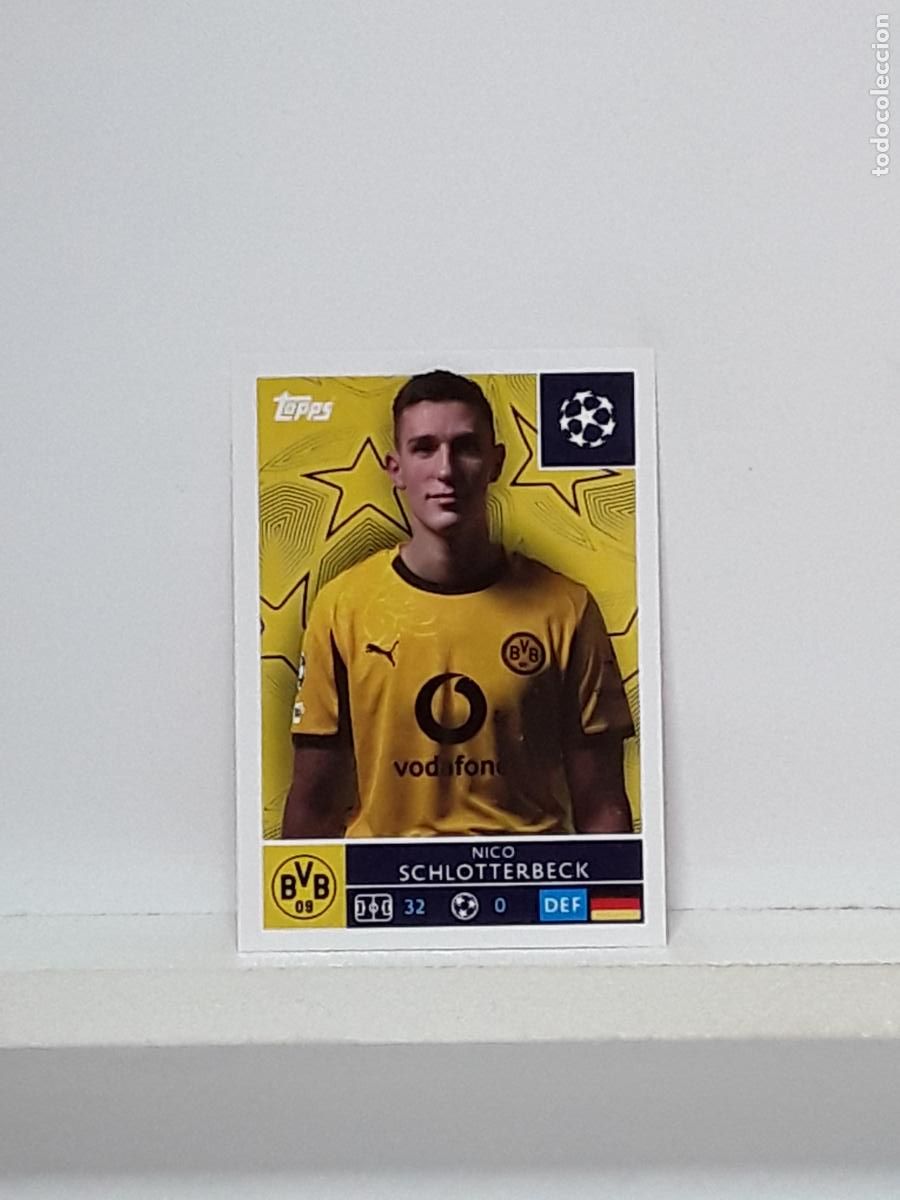 Cromos de f&uacute;tbol: CHAMPIONS STICKER 2025 2026 25 26 ALBUM TOPPS LEAGUE N 145 BORUSSIA DORTMUND NICO SCHLOTTERBECK