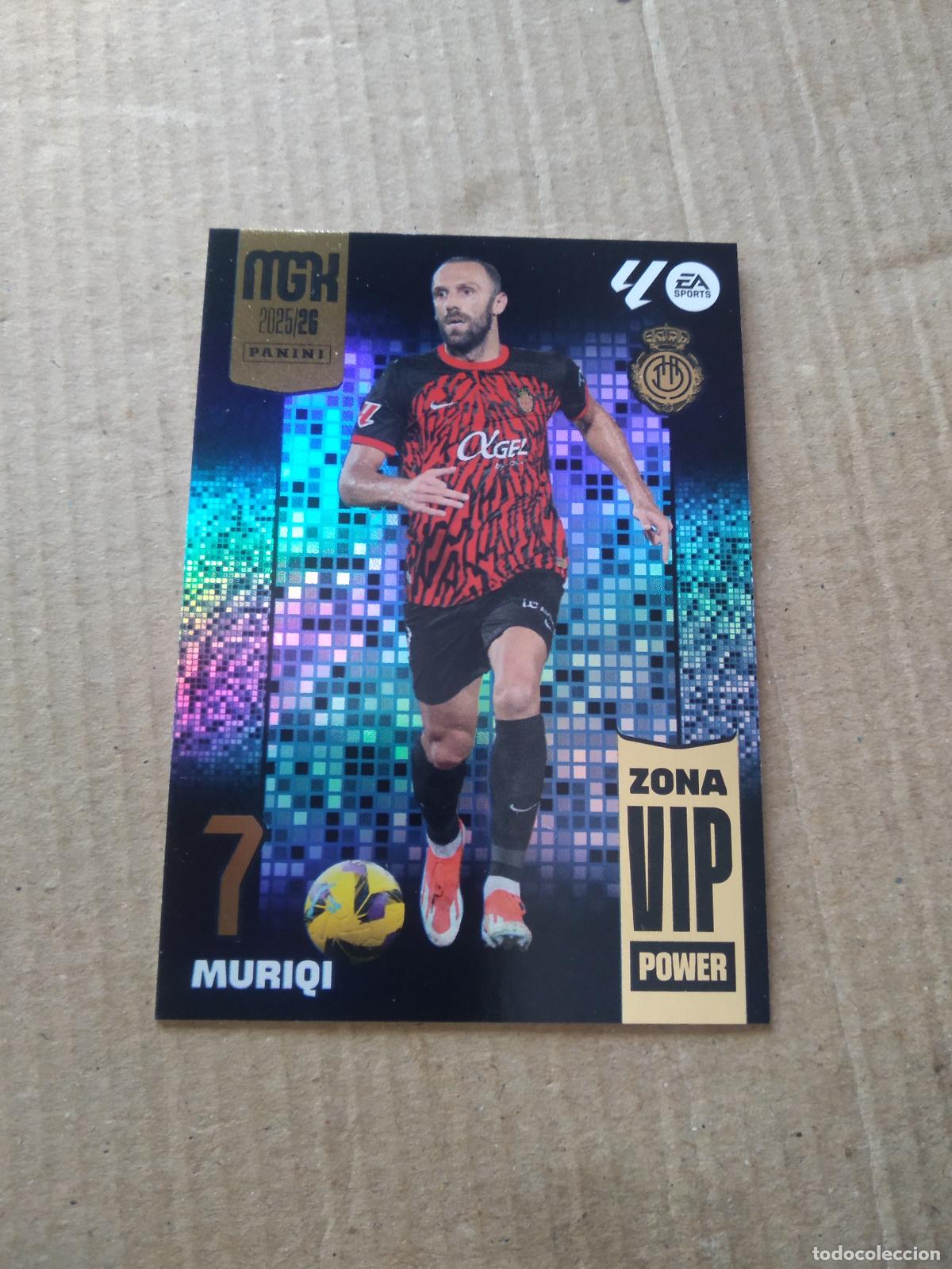 Cromos de f&uacute;tbol: P402 MURIQI MALLORCA CROMO FUTBOL PANINI LIGA MGKS 25-26 MEGACRACKS 2025-2026
