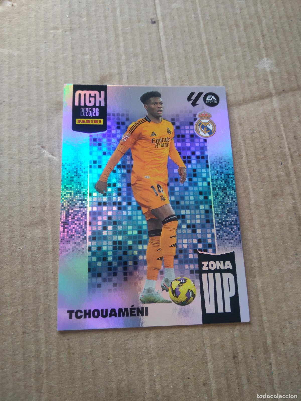 Cromos de f&uacute;tbol: 405 TCHOUAMENI REAL MADRID CROMO FUTBOL PANINI LIGA MGKS 25-26 MEGACRACKS 2025-2026