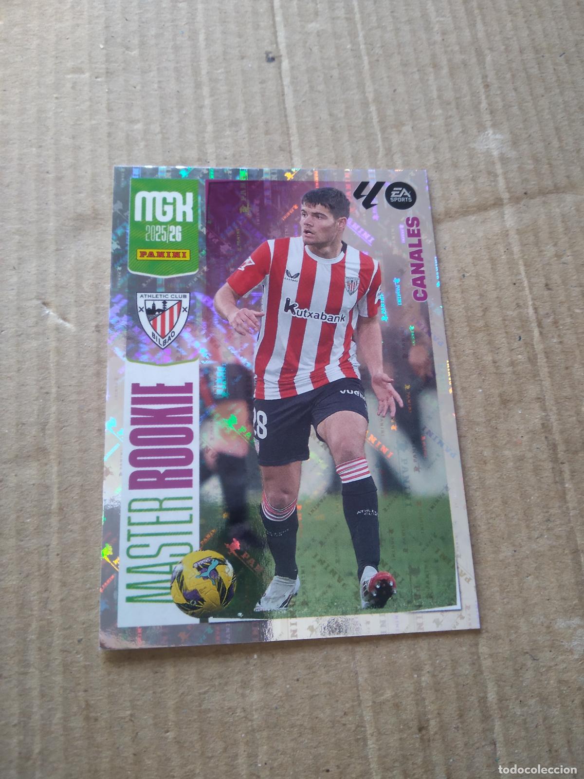 Cromos de f&uacute;tbol: 406 CANALES ATHLETIC CLUB BILBAO CROMO FUTBOL PANINI LIGA MGKS 25-26 MEGACRACKS 2025-2026