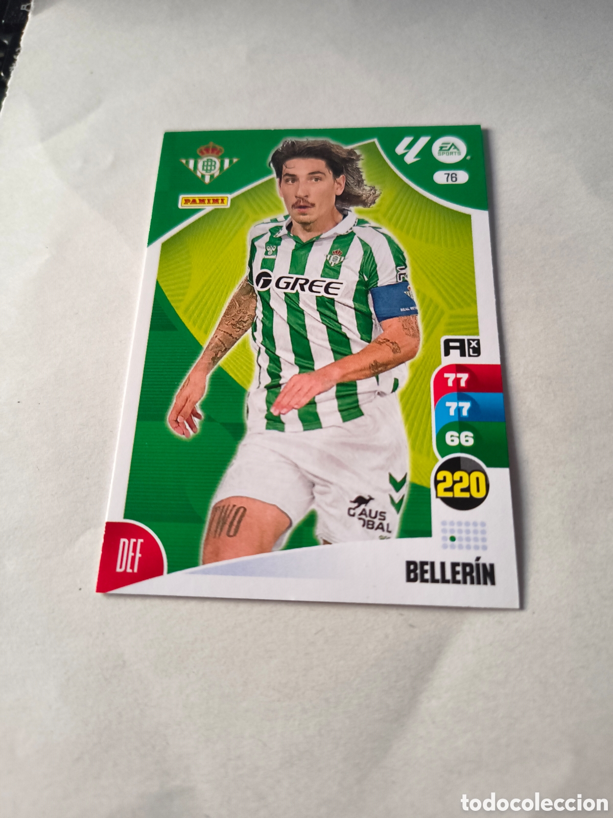 Cromos de f&uacute;tbol: ADRENALYN XL 2024-25 CROMO 78, BELLERIN, BETIS