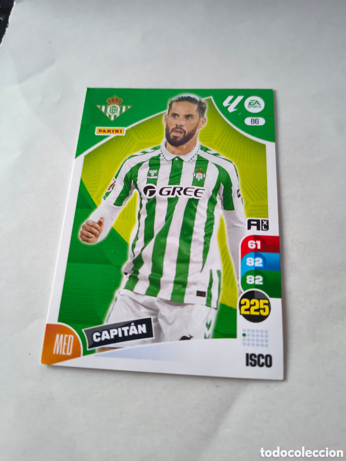 Cromos de f&uacute;tbol: ADRENALYN XL 2024-25 CROMO 86, ISCO, BETIS