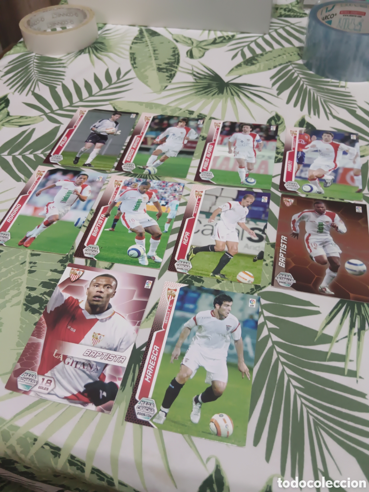 Cromos de Futebol: Cromos Mega Cracks 2005/06 del Sevilla fc