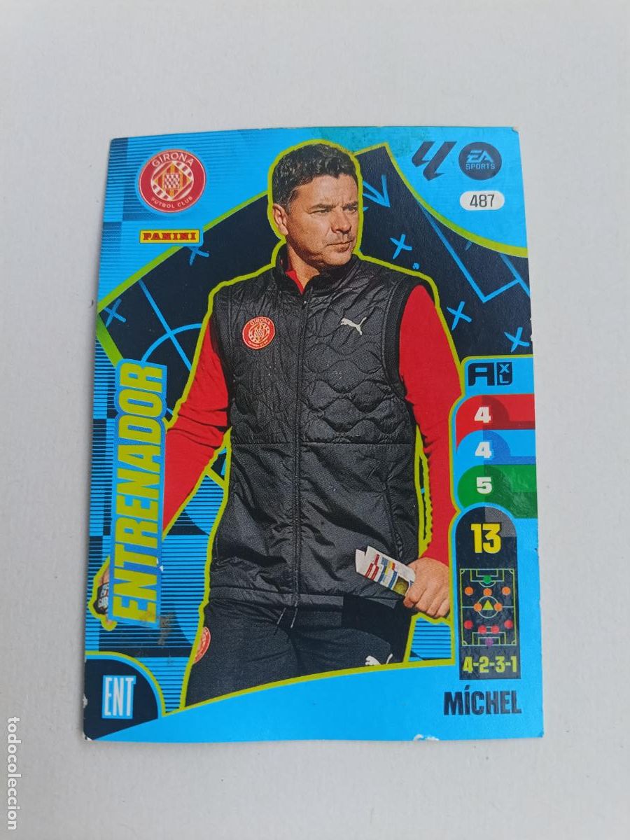 Cromos de Futebol: Adrenalyn 24-25 entrenador 487 michel