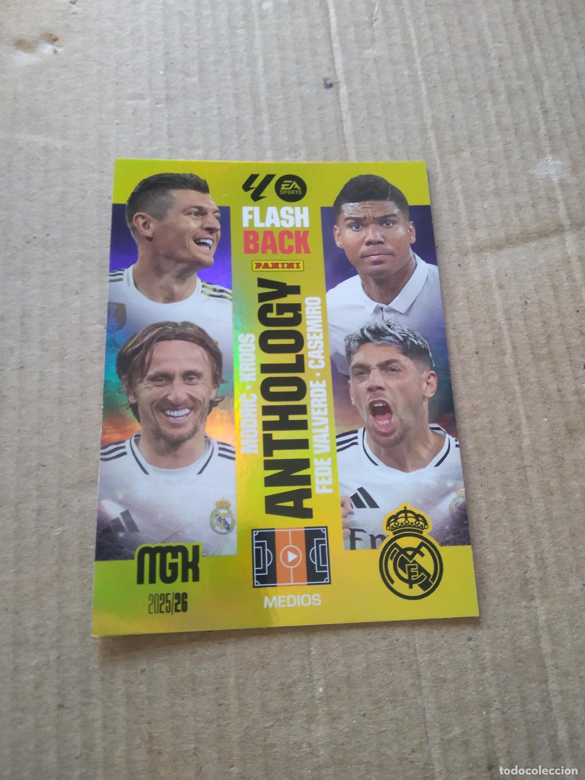 Cromos de Futebol: 436 MODRIC KROOS VALVERDE CASEMIRO CROMO FUTBOL PANINI LIGA MGKS 25-26 MEGACRACKS 2025-2026
