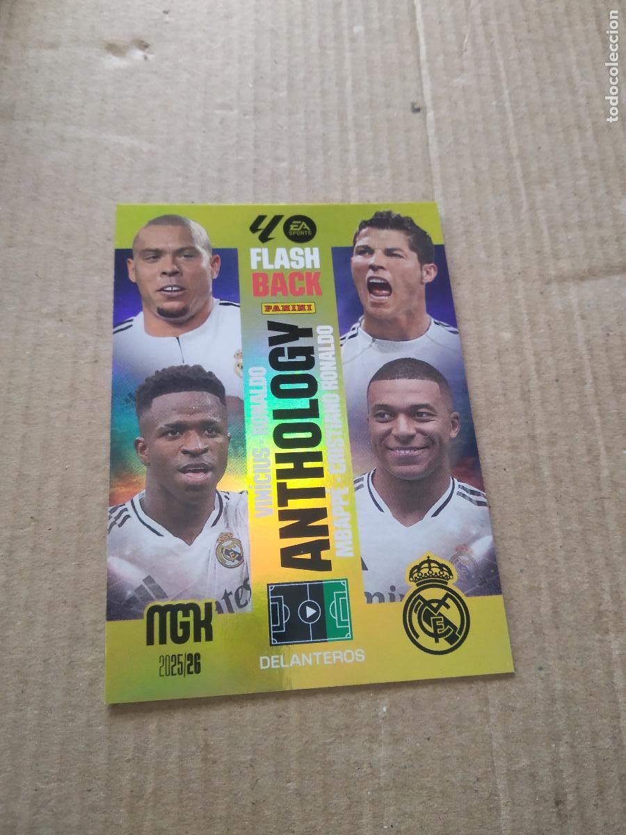 Cromos de Futebol: 440 CRISTIANO RONALDO VINICIUS MBAPPE CROMO FUTBOL PANINI LIGA MGKS 25-26 MEGACRACKS 2025-2026