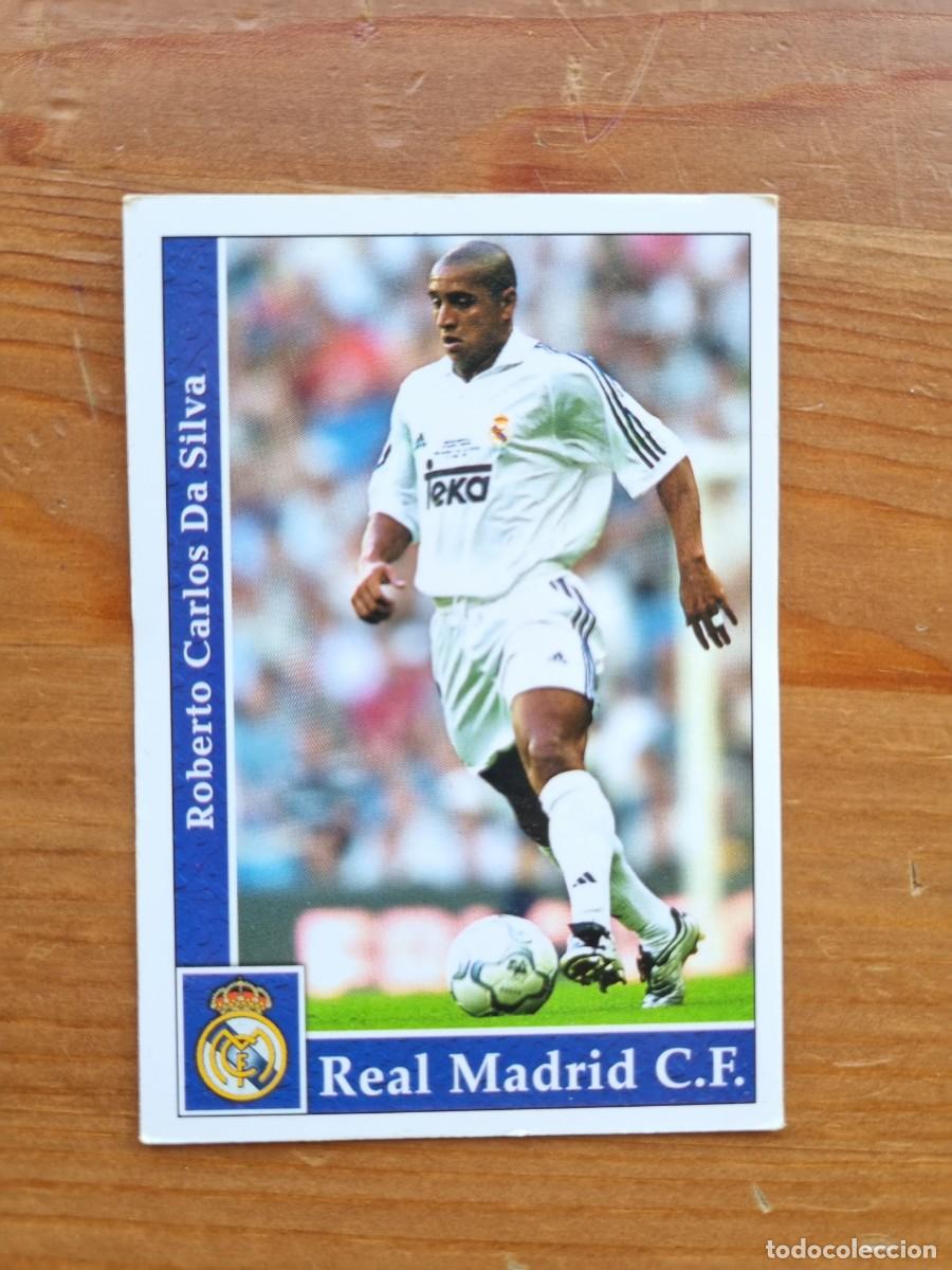 Cromos de Futebol: 5 ROBERTO CARLOS (Real Madrid CF). Las Fichas de la Liga 2001 2002 01 02 (Mundicromo)