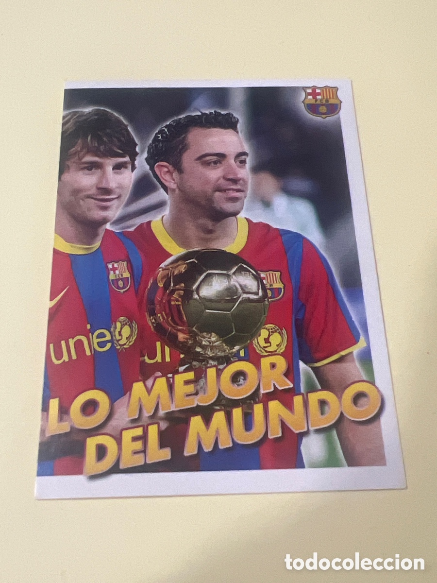 Football Stickers: CROMO N&ordm; 3 MESSI PUZZLE - COLECCION OFICIAL BARCELONA LIGA 2010 2011 - 10 11 SIN PEGAR