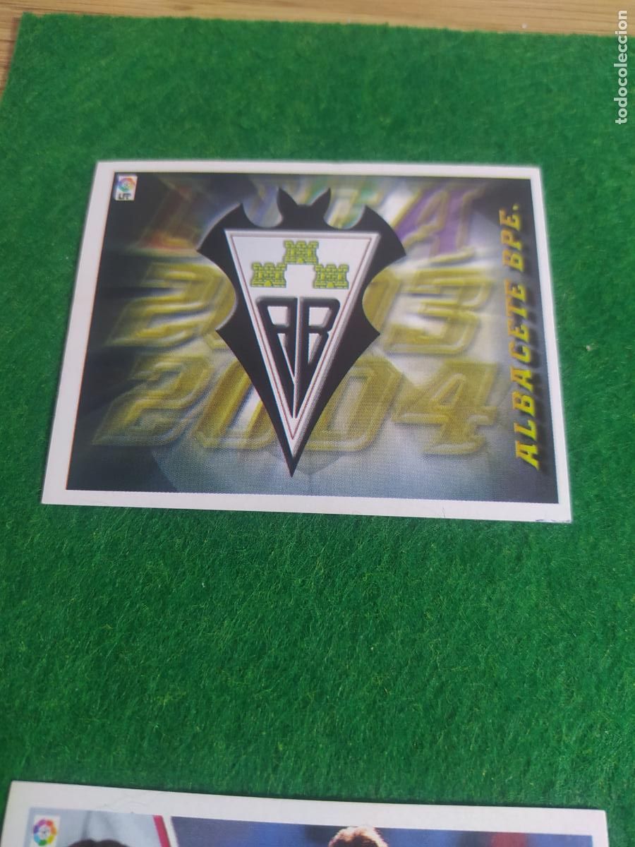 Cromos de f&uacute;tbol: LIGA ESTE 2003 2004 03 04 NUEVO SIN PEGAR - ALBACETE ESCUDO