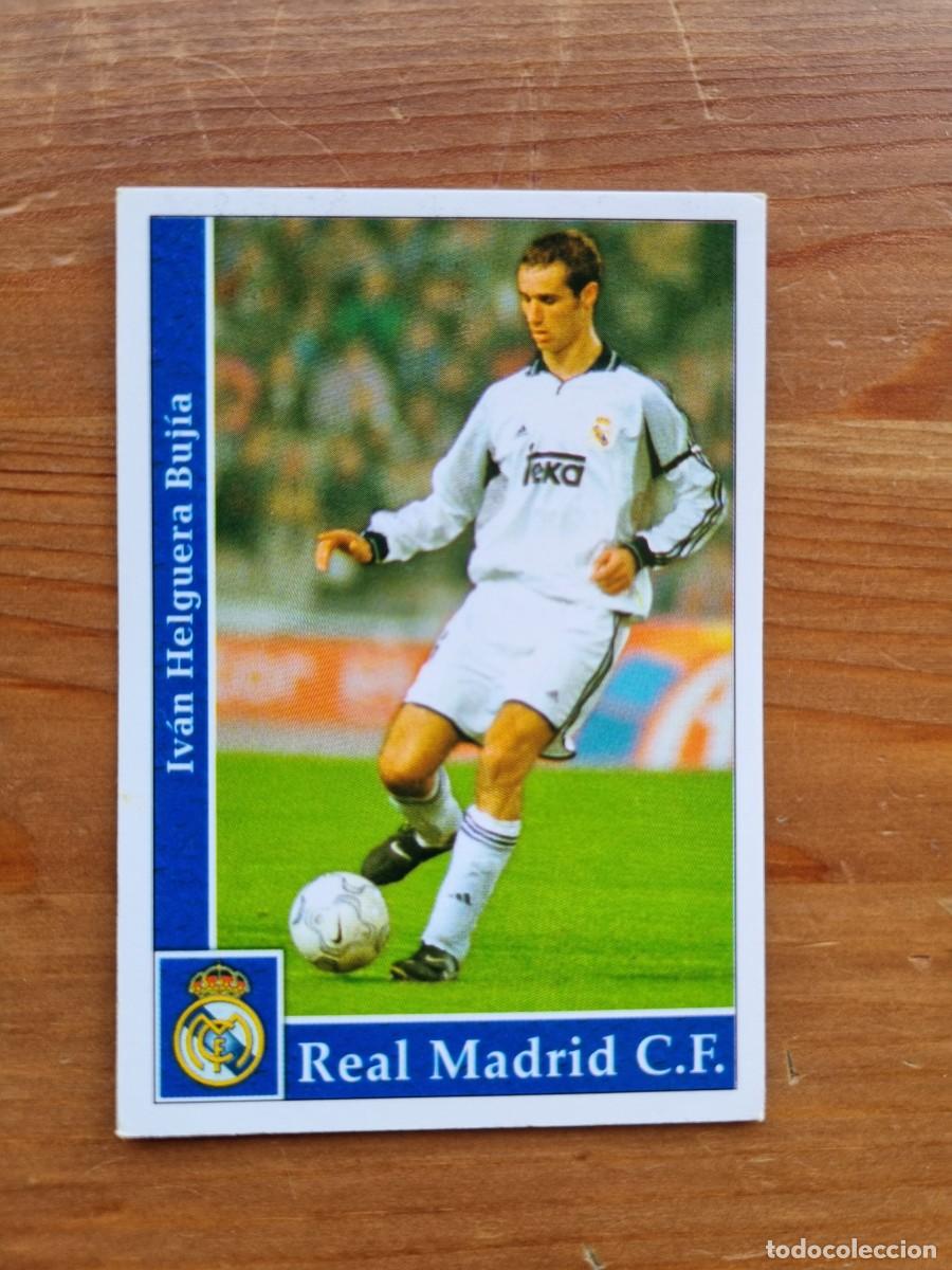 Cromos de f&uacute;tbol: 10 IV&Aacute;N HELGUERA (Real Madrid CF). Las Fichas de la Liga 2001 2002 01 02 (Mundicromo)