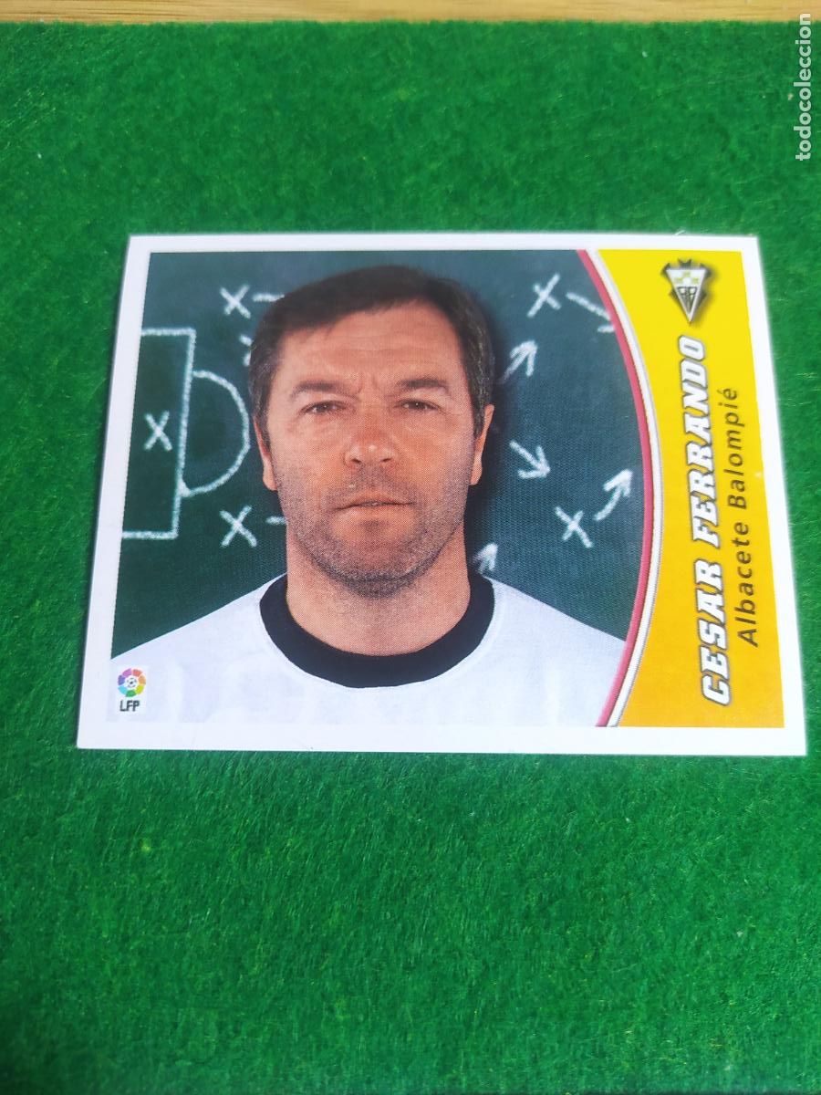 Cromos de f&uacute;tbol: LIGA ESTE 2003 2004 03 04 NUEVO SIN PEGAR - ALBACETE ENTRENADOR
