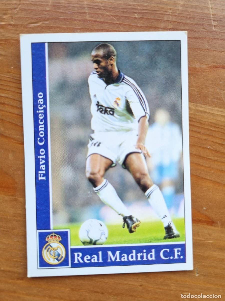 Cromos de f&uacute;tbol: 12 Flavio CONCEI&Ccedil;AO (Real Madrid CF). Las Fichas de la Liga 2001 2002 01 02 (Mundicromo)