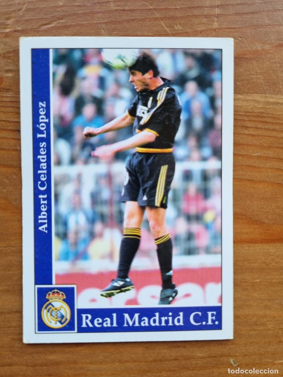 Cromos de f&uacute;tbol: 13 CELADES (Real Madrid CF). Las Fichas de la Liga 2001 2002 01 02 (Mundicromo)