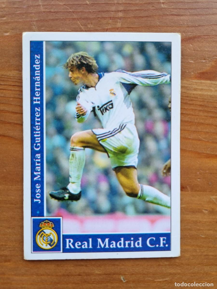 Cromos de f&uacute;tbol: 15 GUTI (Real Madrid CF). Las Fichas de la Liga 2001 2002 01 02 (Mundicromo)
