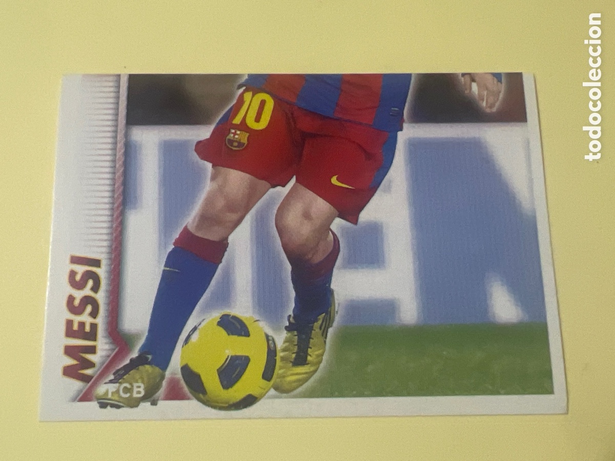 Cromos de f&uacute;tbol: E135. CROMO ALBUM FC BARCELONA 2010 2011 PANINI 118 LEO MESSI 2 - SIN PEGAR LIGA 10 11 BAR&Ccedil;A FCB