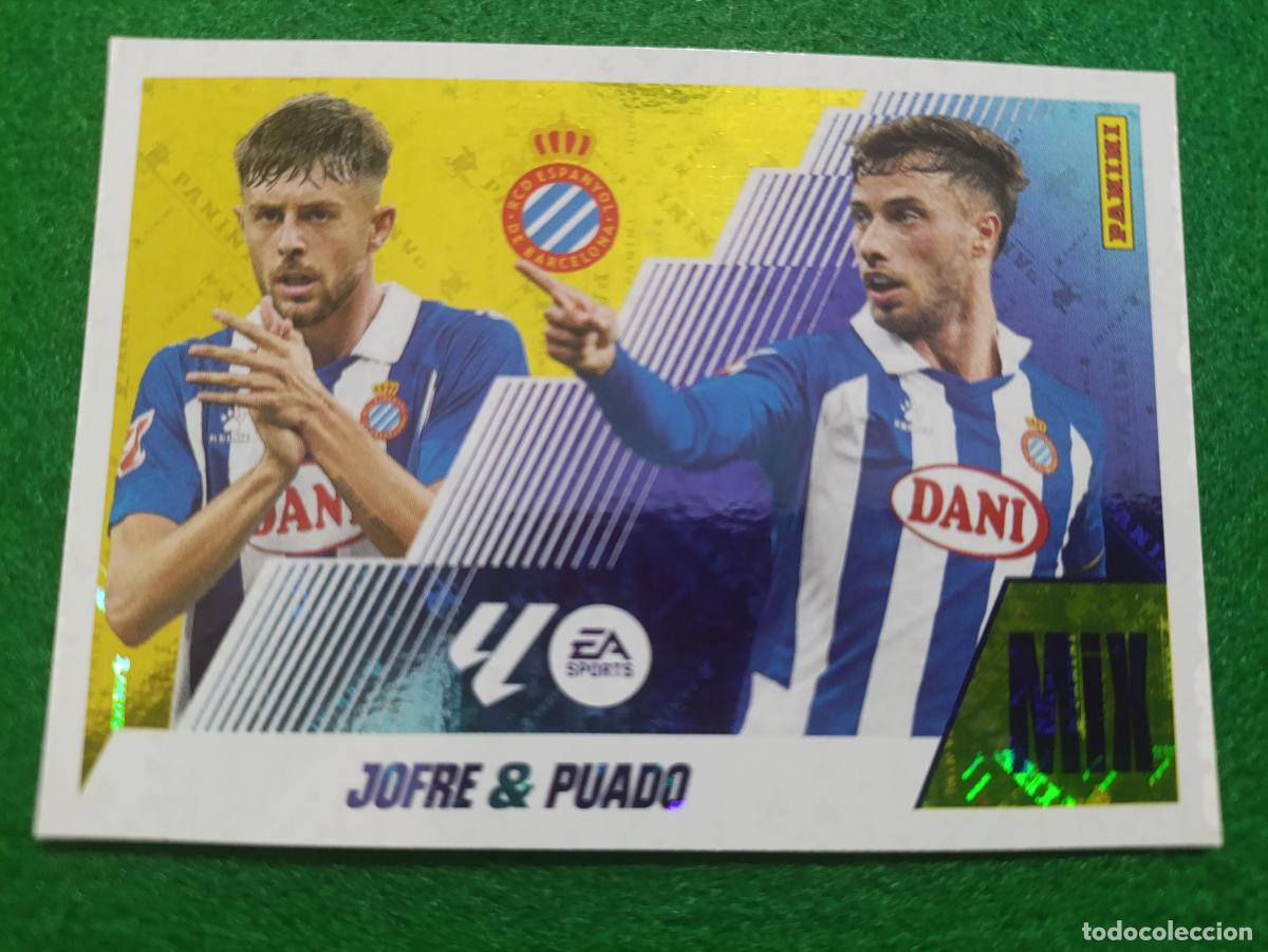Football Stickers: LIGA ESTE 2025 2026 RCD ESPANYOL N&ordm; 16 MIX JOFRE Y PUADO