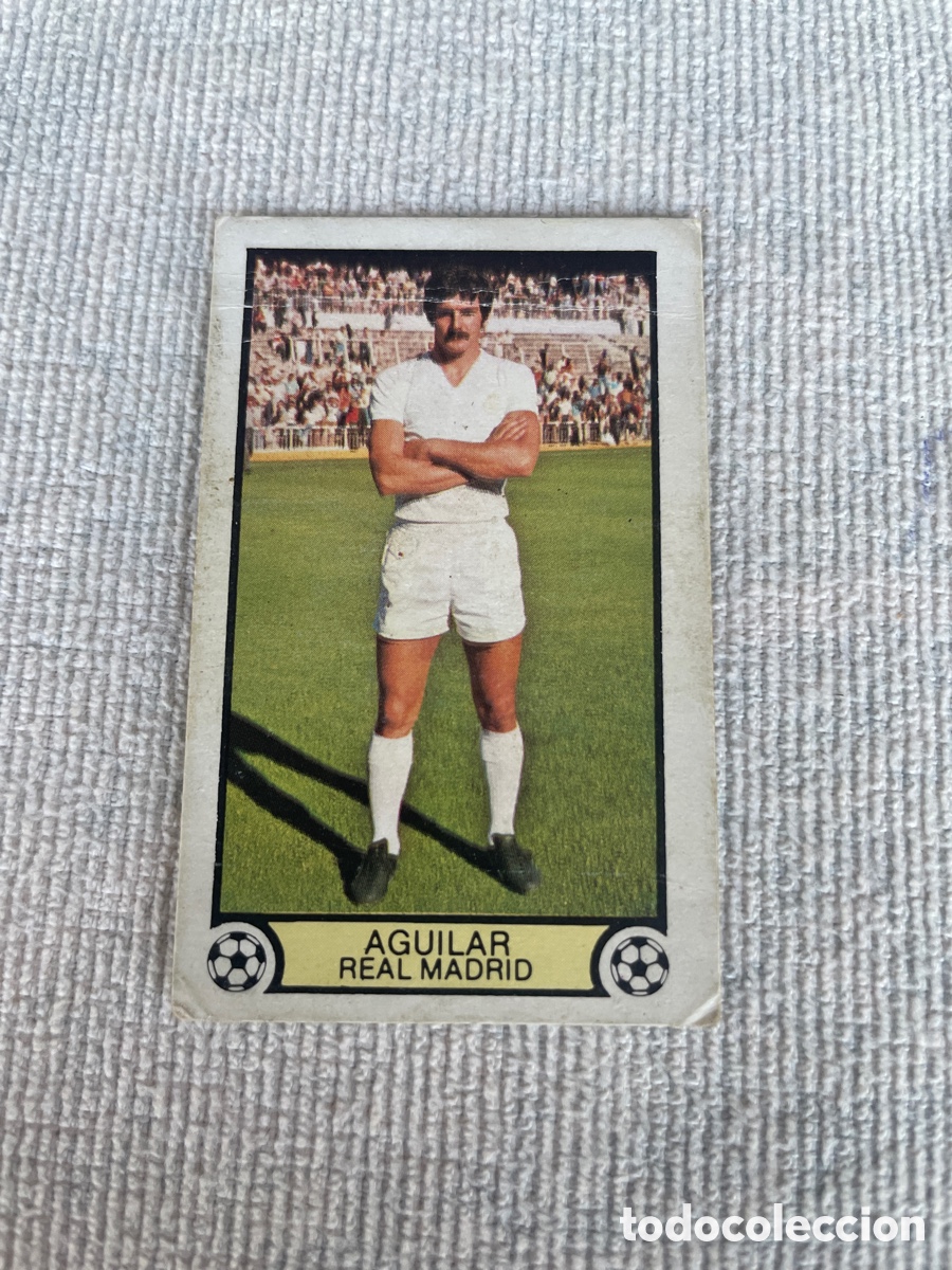 Football Stickers: LIGA 78-80 Este AGUILAR REAL MADRID Despegado