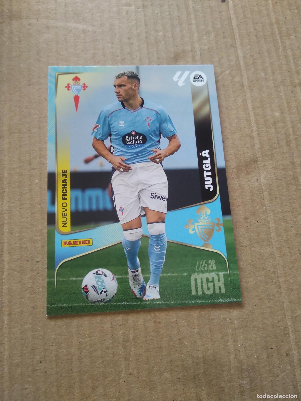 Cromos de f&uacute;tbol: 443 JUTGLA CELTA DE VIGO NUEVO FICHAJE CROMO FUTBOL PANINI LIGA MGKS 25-26 MEGACRACKS 2025-2026