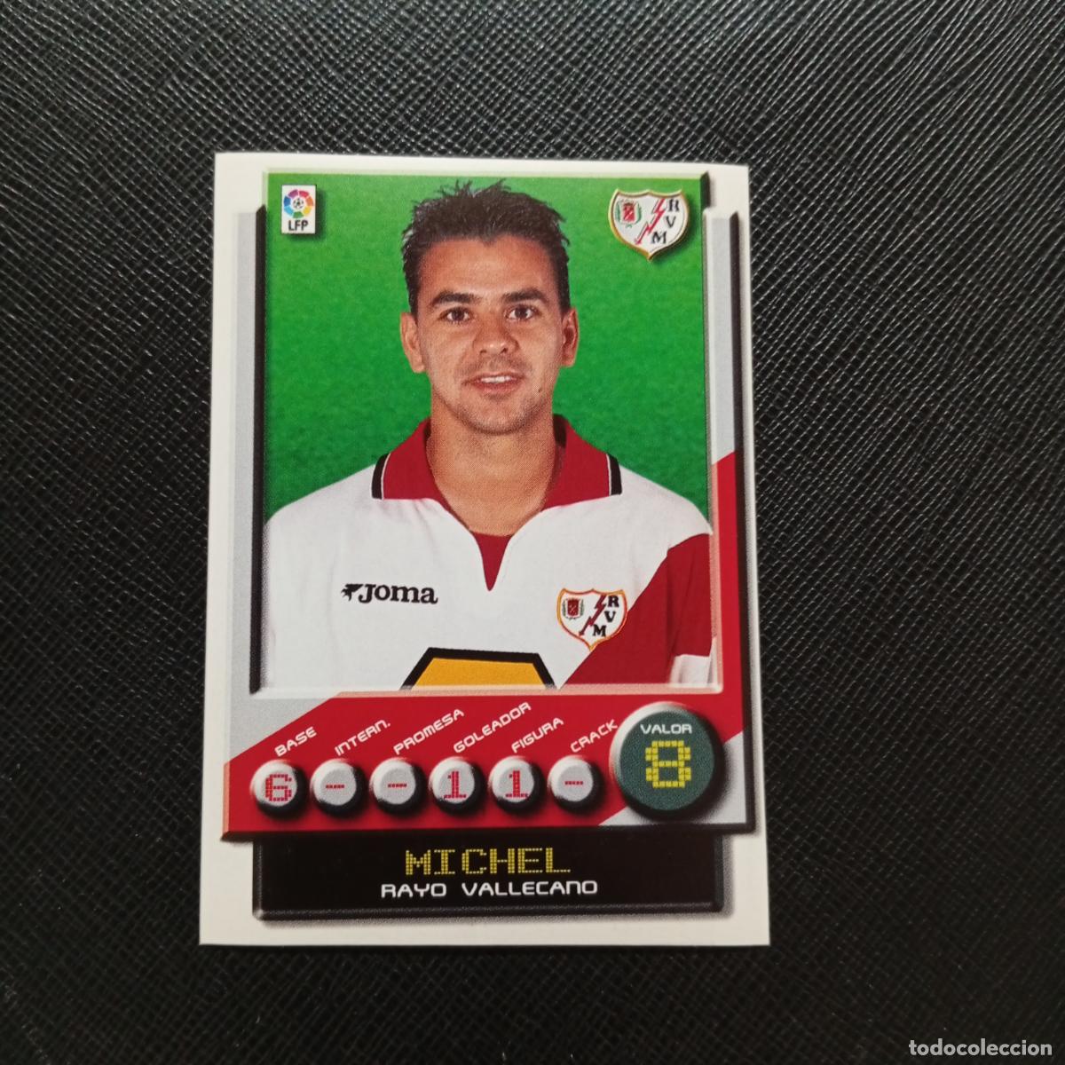 Cromos de f&uacute;tbol: 255 MICHEL RAYO VALLECANO PANINI 2001 2002 CROMO FUTBOL 01 02 LIGA - SIN PEGAR - A208 PG127