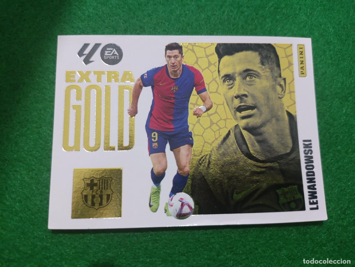 Fu&szlig;ball-Sticker: LIGA ESTE 2025 2026 FC BARCELONA EXTRA GOLD LEWANDOWSKI