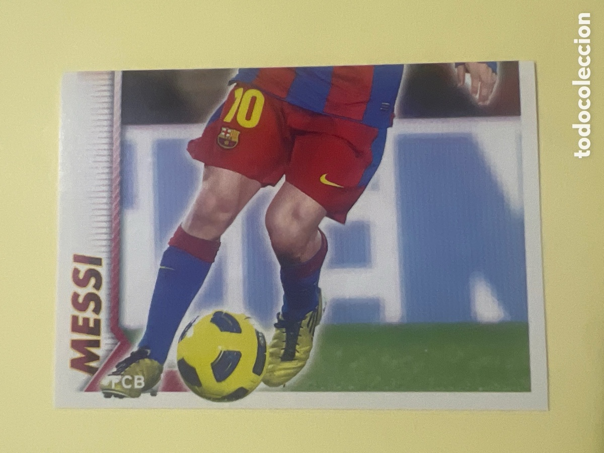 Football Stickers: E145. CROMO ALBUM FC BARCELONA 2010 2011 PANINI 118 LEO MESSI 2 - SIN PEGAR LIGA 10 11 BAR&Ccedil;A FCB