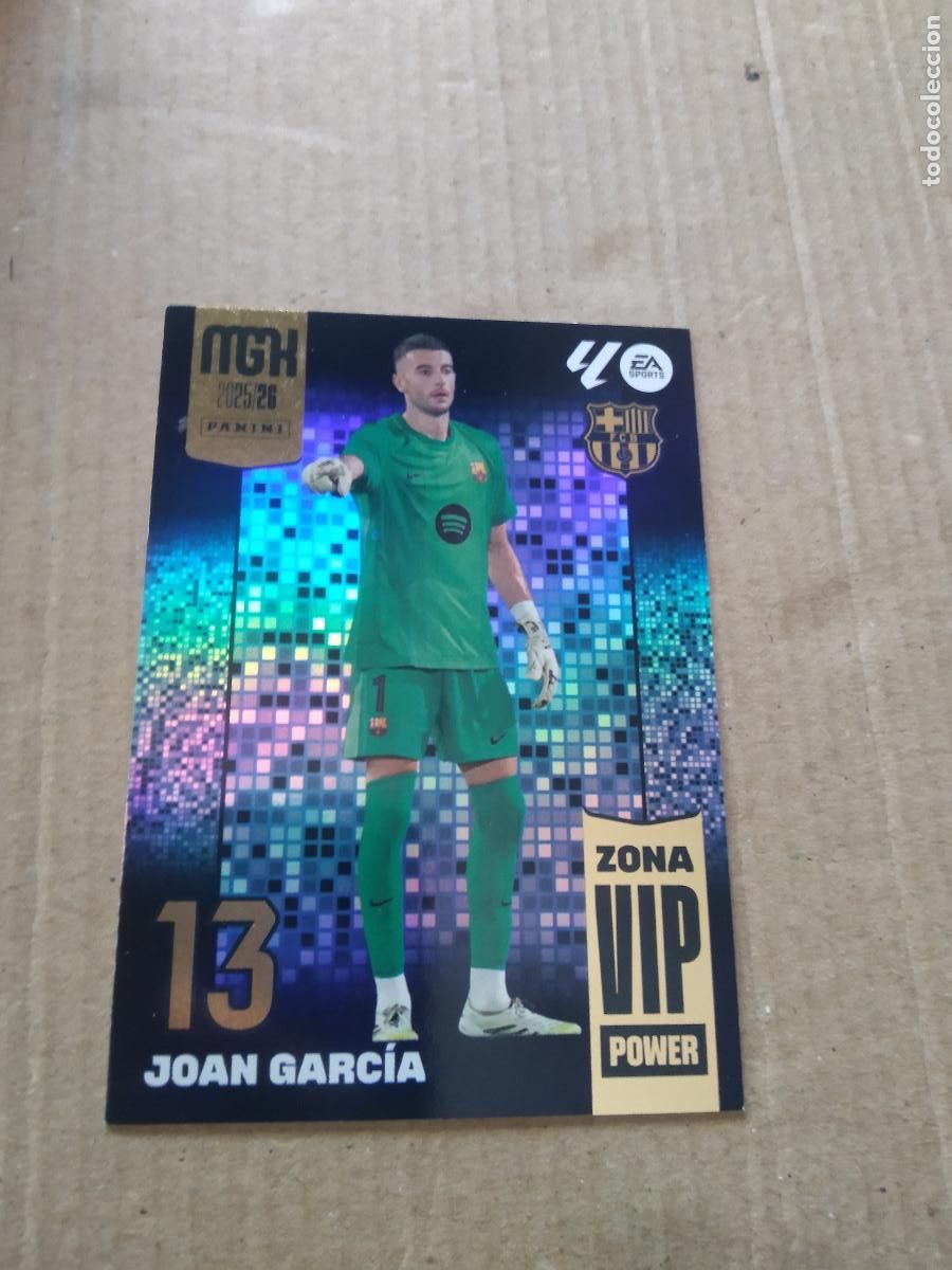 Cromos de f&uacute;tbol: P512 JOAN GARCIA BARCELONA CROMO FUTBOL PANINI LIGA MGKS 25-26 MEGACRACKS 2025-2026