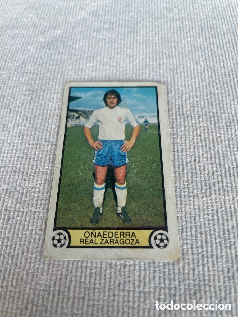 Cromos de f&uacute;tbol: FUTBOL 79-80 Este O&Ntilde;AEDERRA REAL ZARAGOZA Nuevo