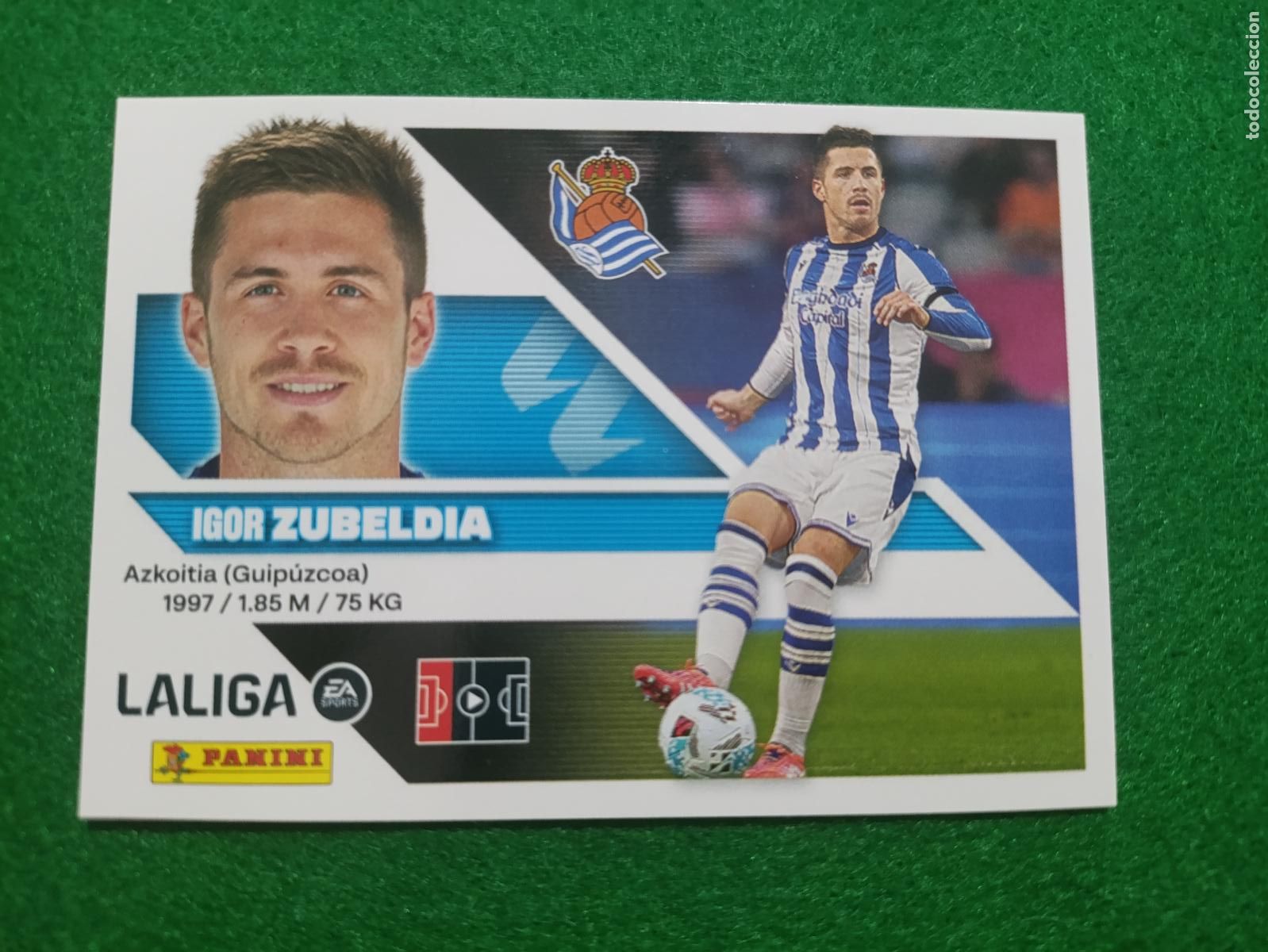 Cromos de f&uacute;tbol: LIGA ESTE 2026 2027 REAL SOCIEDAD N&ordm; 6 ZUBELDIA