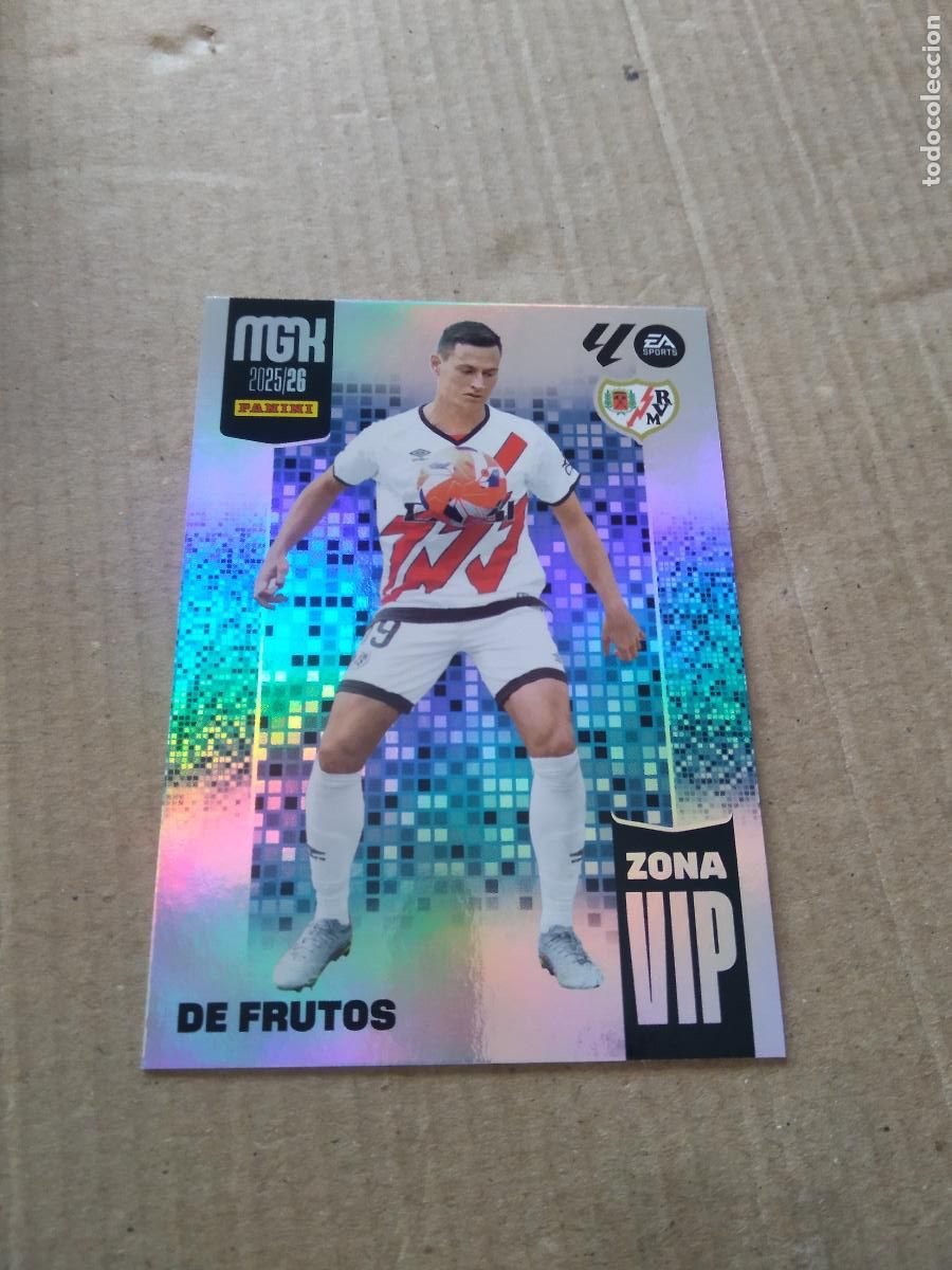 Cromos de f&uacute;tbol: 513 DE FRUTOS RAYO VALLECANO CROMO FUTBOL PANINI LIGA MGKS 25-26 MEGACRACKS 2025-2026