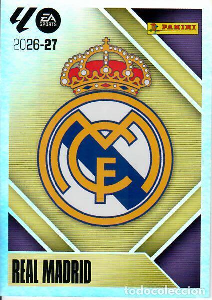 Cromos de f&uacute;tbol: CROMO PANINI LIGA ESTE 26 27 - N&ordm; 1 - ESCUDO - REAL MADRID