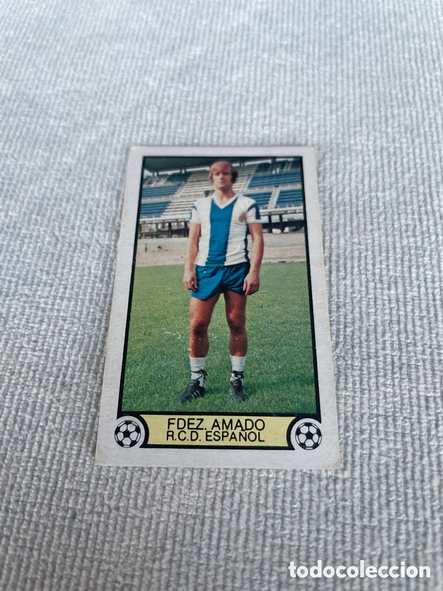 Figurine di Calcio: LIGA 79-80 Este FERNANDEZ AMADO R.C.D. ESPA&Ntilde;OL Nuevo