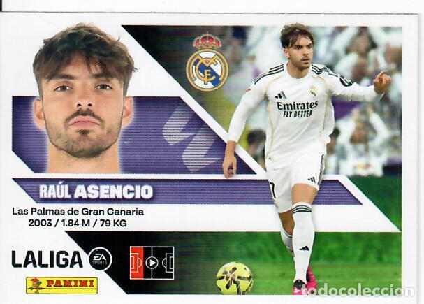 Figurine di Calcio: CROMO PANINI LIGA ESTE 26 27 - N&ordm; 7 - ASENCIO - REAL MADRID