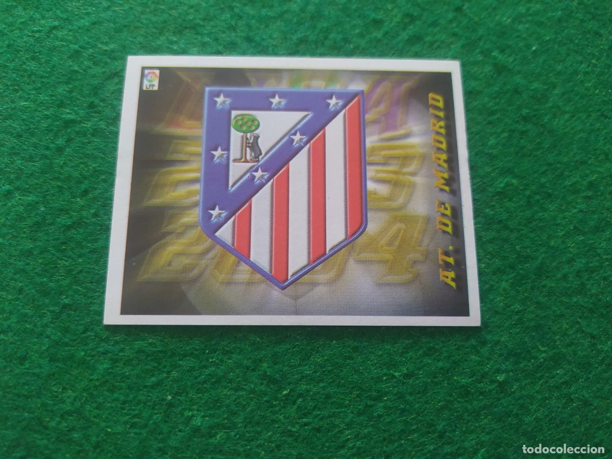Figurine di Calcio: LIGA ESTE 2003 2004 03 04 NUEVO SIN PEGAR - ATLETICO DE MADRID ESCUDO