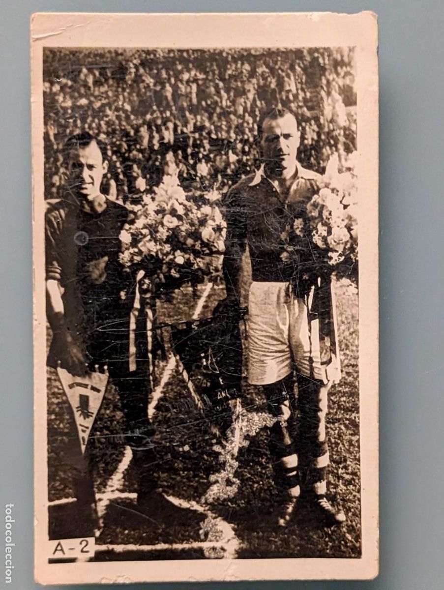 Figurine di Calcio: CROMO A-2 SELECCION ESPA&Ntilde;OLA CESAR FC BARCELONA ALBUM DEPORTIVO REPORTAJES FOTOGRAFICOS TABAY 1948