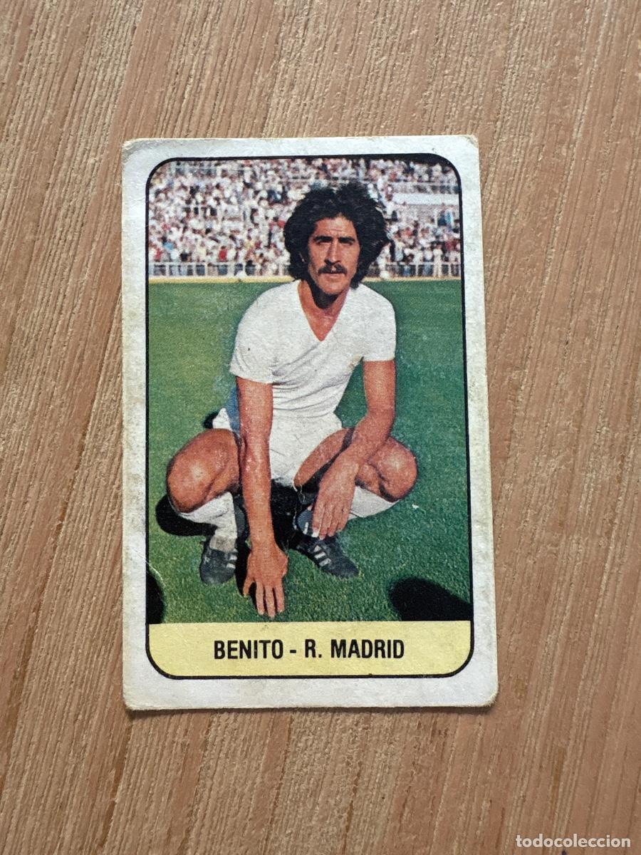 Football Stickers: 22. CROMO DESPEGADO LIGA ESTE 1978-79 78-79 REAL MADRID BENITO