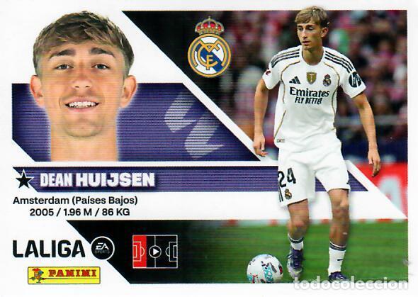 Cromos de f&uacute;tbol: CROMO PANINI LIGA ESTE 26 27 - N&ordm; 9 - HUIJSEN - REAL MADRID