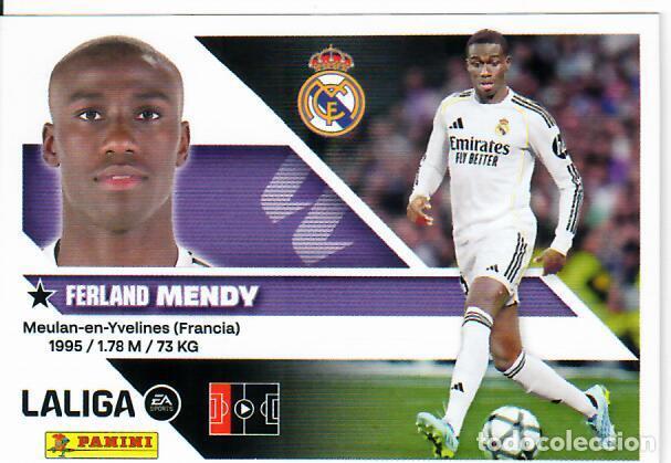Cromos de f&uacute;tbol: CROMO PANINI LIGA ESTE 26 27 - N&ordm; 10 B - MENDY - REAL MADRID