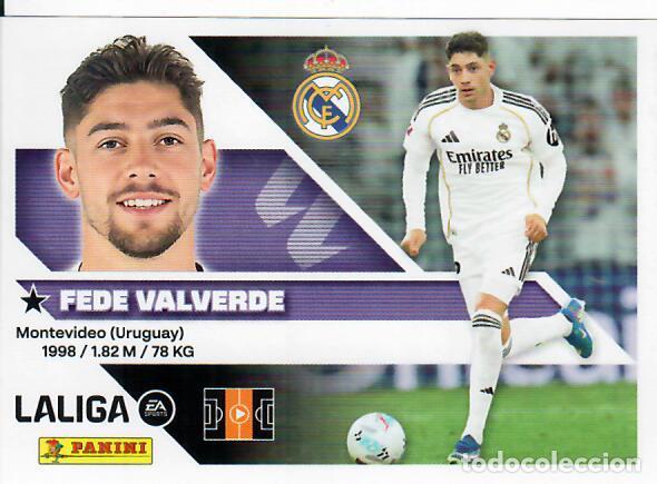 Cromos de f&uacute;tbol: CROMO PANINI LIGA ESTE 26 27 - N&ordm; 12 - FEDE VALVERDE - REAL MADRID