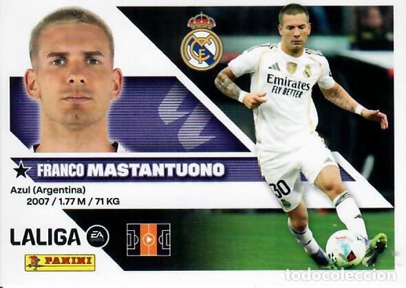 Cromos de f&uacute;tbol: CROMO PANINI LIGA ESTE 26 27 - N&ordm; 16 A - MASTANTUONO - REAL MADRID